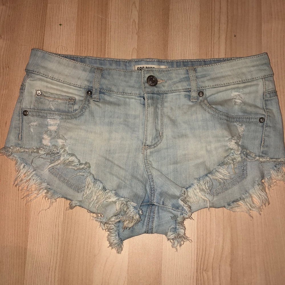 Denim shorts
